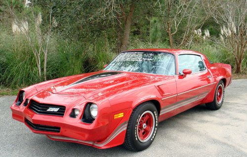 Find used Original 1981 Camaro Z28 Like New In & Out! Red & Silver 5.7 ...