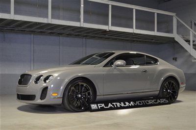 2010 bentley continental gt supersports 8k miles, rear seats, dealer serviced