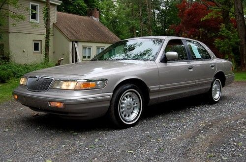 No reserve  really nice 1995 mercury grand marquis ls sedan, leather, 4.6 v8