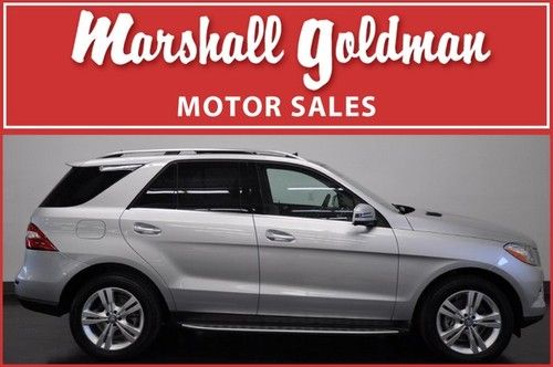 2013 mercedes benz ml350 in iridium silver metallic  6000 miles panorama roof