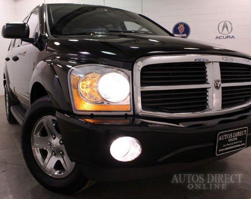 We finance 2005 dodge durango hemi limited 4wd 1 owner warranty 3rows 6cd htdsts