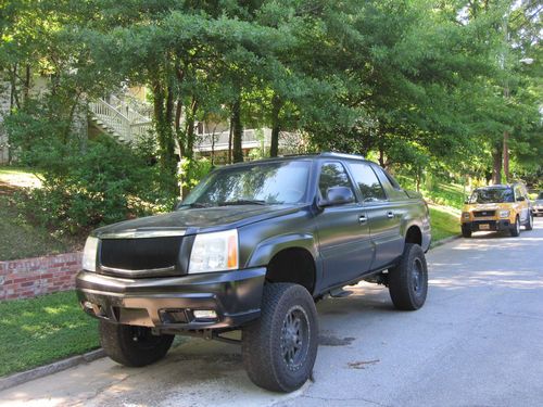 2002 cadillac escalade ext awd matte black lifted