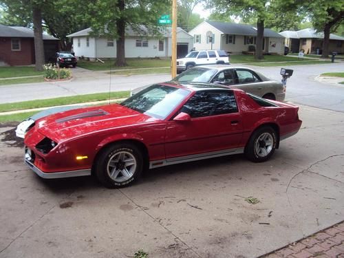 Find used 84 Chevrolet Camaro Z28 H.O. T-Top, Red, Not: GT,SVT,Cobra,SS ...