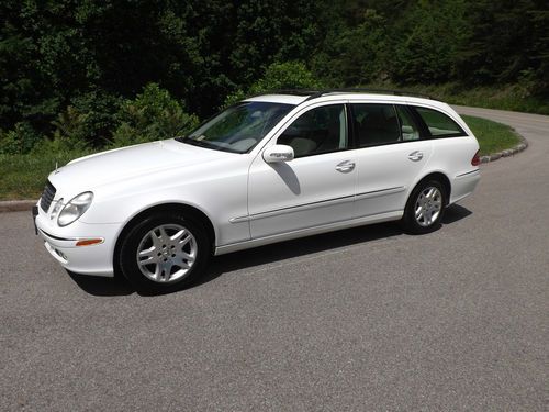 2004 mercedes e320 4-matic wagon  w/nav