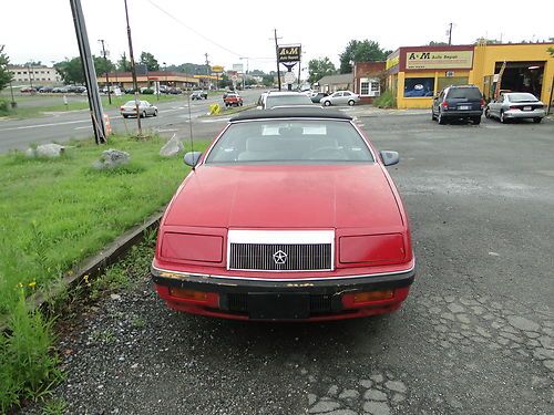 1991 chrysler lebaron base convertible 2-door 3.0l