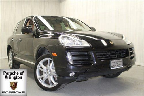 20' cayenne sport design wheels, bi-xenon lights, heated seats, navi black clean