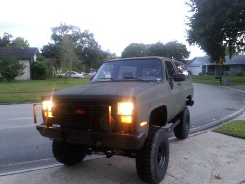 1985 chevrolet k5 blazer custom sport utility 2-door 6.2l