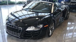 2012 audi r8 5.2 fsi quattro r-tronic spyder-one owner brand new big savings