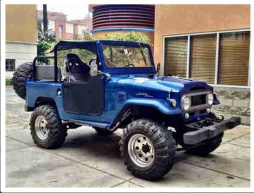 1967 fj40 toyota landcruiser, blue - low reserve