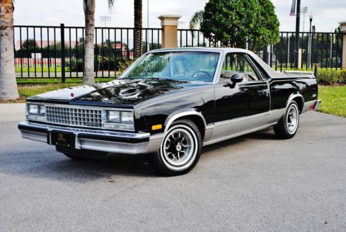 Simply beautiful 55ks 1983 chevrolet elcamino conquista v-8 auto loaded must see