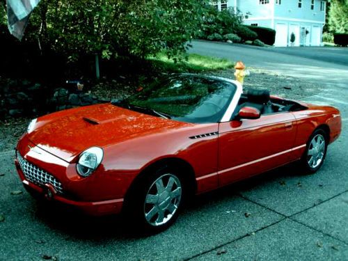 2002 ford thunderbird base convertible 2-door 3.9l   9710 miles!