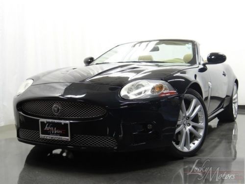 2007 jaguar xk xkr convertible, florida car, alpine, wood, park aid, led