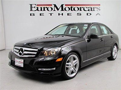 Black c300 4matic c 300 navigation amg sport multimedia dealer mercedes best low