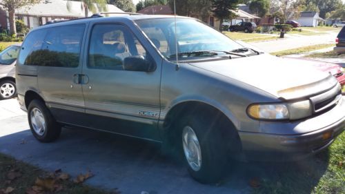 1993 nissan quest gxe mini passenger van 3-door 3.0l