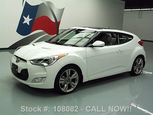 2013 hyundai veloster coupe auto pano sunroof nav 10k!! texas direct auto