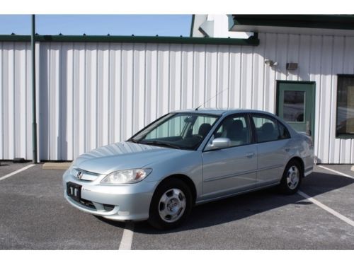 2004 04 honda civic hybrid automatic 4-door sedan non smoker no reserve cd