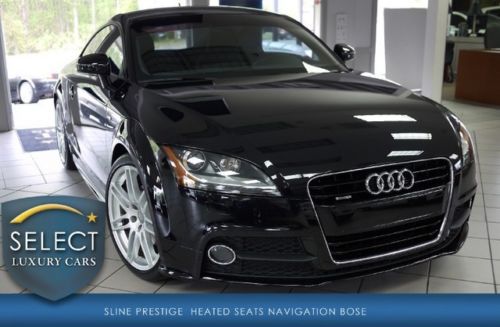 Loaded tt 2.0t quattro prestige pkg s line sport pkg nav  4k miles