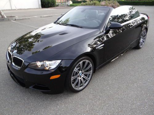 2011 bmw m3 convertible warranty clean title 1 owner sport wheels heat seats