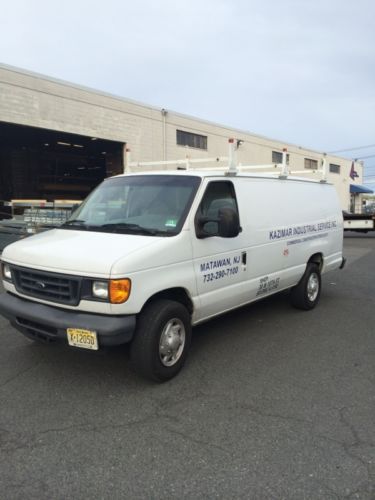 2007 ford e-350 sd diesel extended cargo van