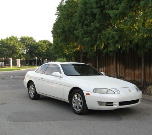 Lexus sc400 1996, white, low miles