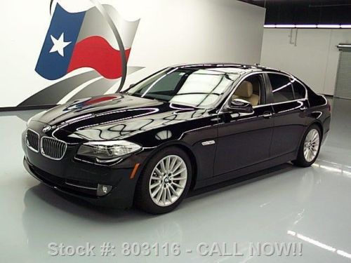 2011 bmw 535i turbocharged sunroof htd leather only 46k texas direct auto