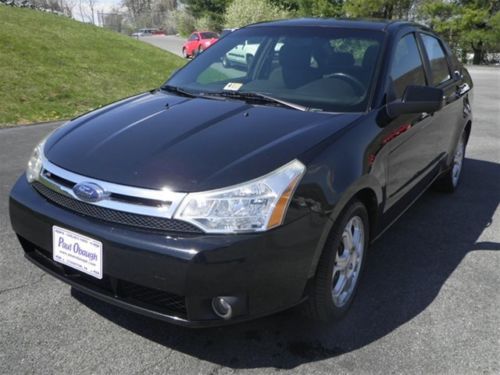 2009 ford focus ses black auto