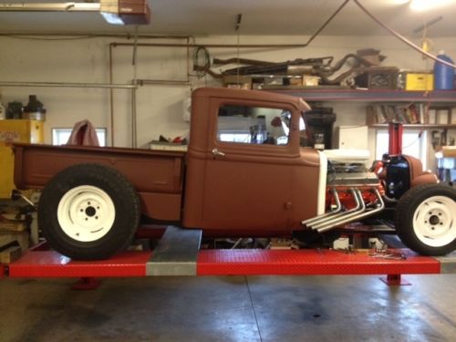 Hot rod ford pickup gasser old school