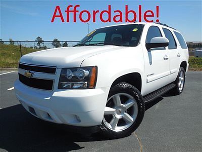 Chevrolet tahoe 4wd 4dr 1500 lt w/1lt suv automatic 5.3l 8 cyl summit white