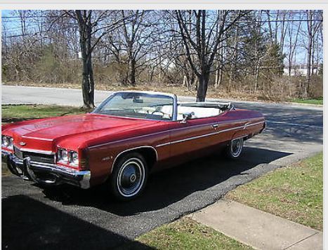 1972 chevy impala convertible