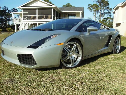 2004 lamborghini gallardo, e-gear, 15k, wheels, fabspeed exhaust, nice