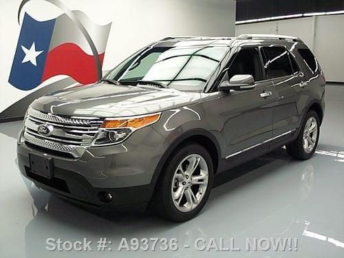 2013 ford explorer ltd 4x4 nav rear cam 3rd row 20k mi texas direct auto