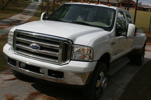 King ranch 4x4 2005 ford f 350 dually truck super nice-make offer today-