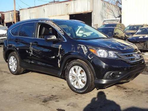 2012 honda cr-v ex-l damaged salvage only 2k miles economical runs!! loaded l@@k