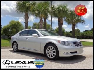 Lexus certified 2009 ls 460 luxury/comfort pkg navigation/mark levinson +0.9 apr