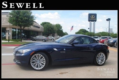 09 blue bmw z4 har top convertable leather cd low miles