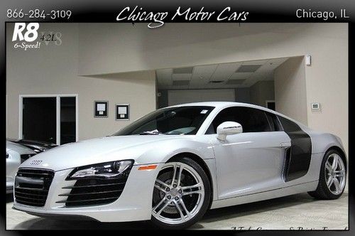 2009 audi r8 4.2 quattro 6-speed manual premium carbon interior sideblade $wow$