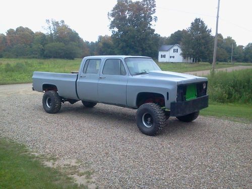 1974 chevrolet k30 pickup base 7.4l