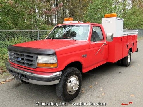 Ford f-450 superduty utiltiy truck 11' stahl service body 7.3l powerstroke turbo