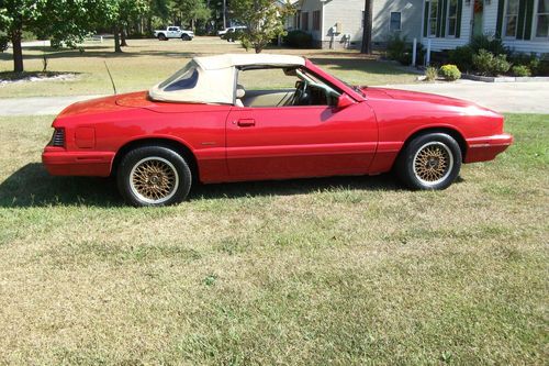 1985 mercury capri 5.0 ho asc mclaren convertible #64 of 257