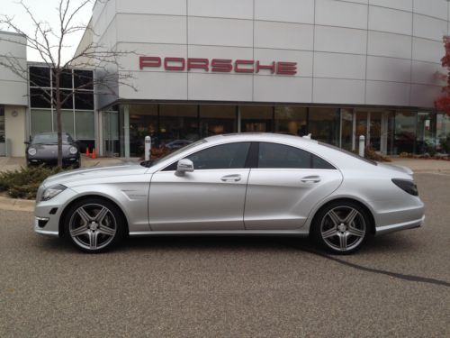 2012 mercedes-benz cls 63 amg v8 biturbo rwd low miles one owner