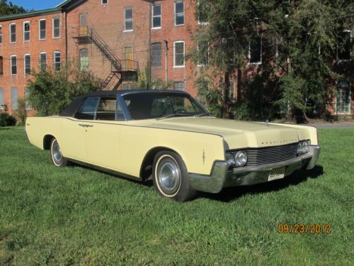 1966 lincoln continental convertible