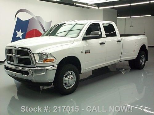 2012 dodge ram 3500 crew 4x4 dually diesel long bed 14k texas direct auto