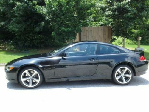 Black exterior and black interior bmw 650