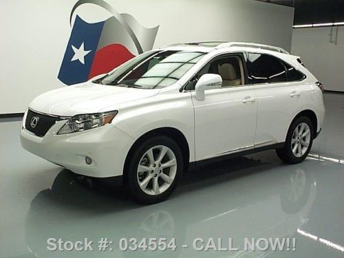 2010 lexus rx350 sunroof nav climate seats xenon 44k mi texas direct auto