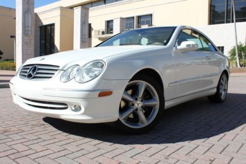 2005 mercedes clk320 leather, sun/moon roof pkg, clean carfax