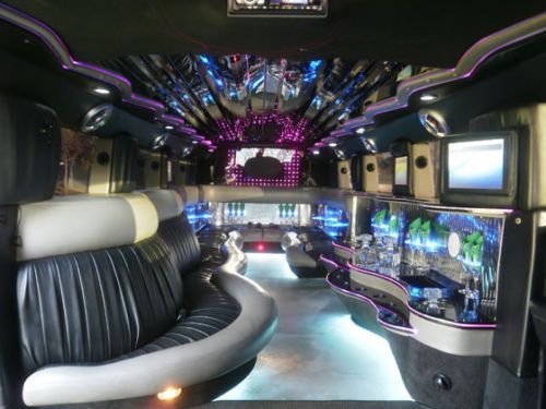 2005 black 200-inch hummer h2 limousine for sale #2486