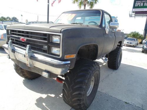 1986 chevrolet pickup k10 fleetside_one of a kind_  jacksonville , fl truck