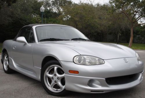 2002 mazda mx-5 miata 1.8l 4cyl, aut trans, convertible soft top, no reserve.,