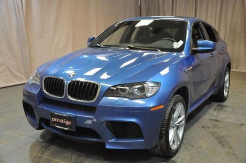 2013 bmw x6m monte carlo blue x6 m low miles driver assist premium sound