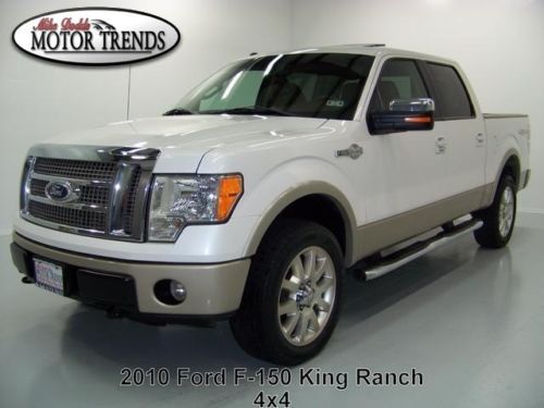 2010 ford f150 f-150 4x4 king ranch navigation rearcam heated ac seats 57k